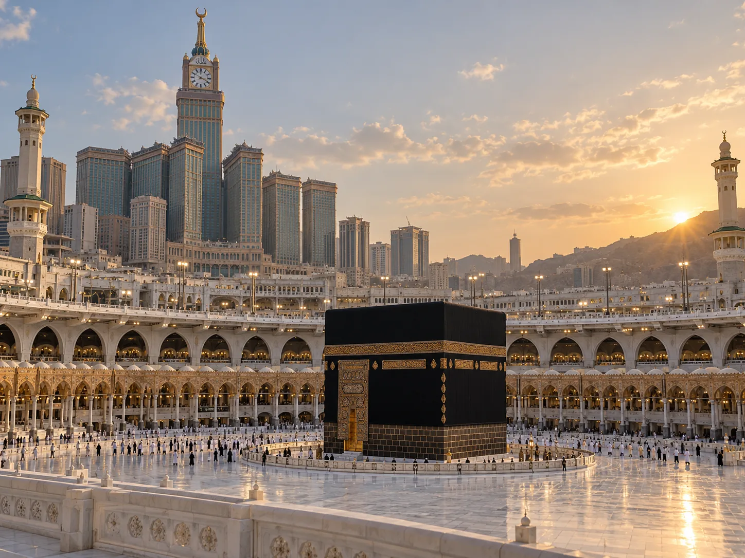 صورة توضيحية للكعبة المشرفة